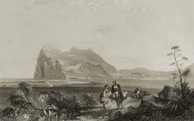 Gibraltar vanaf de Lower Signal Tower